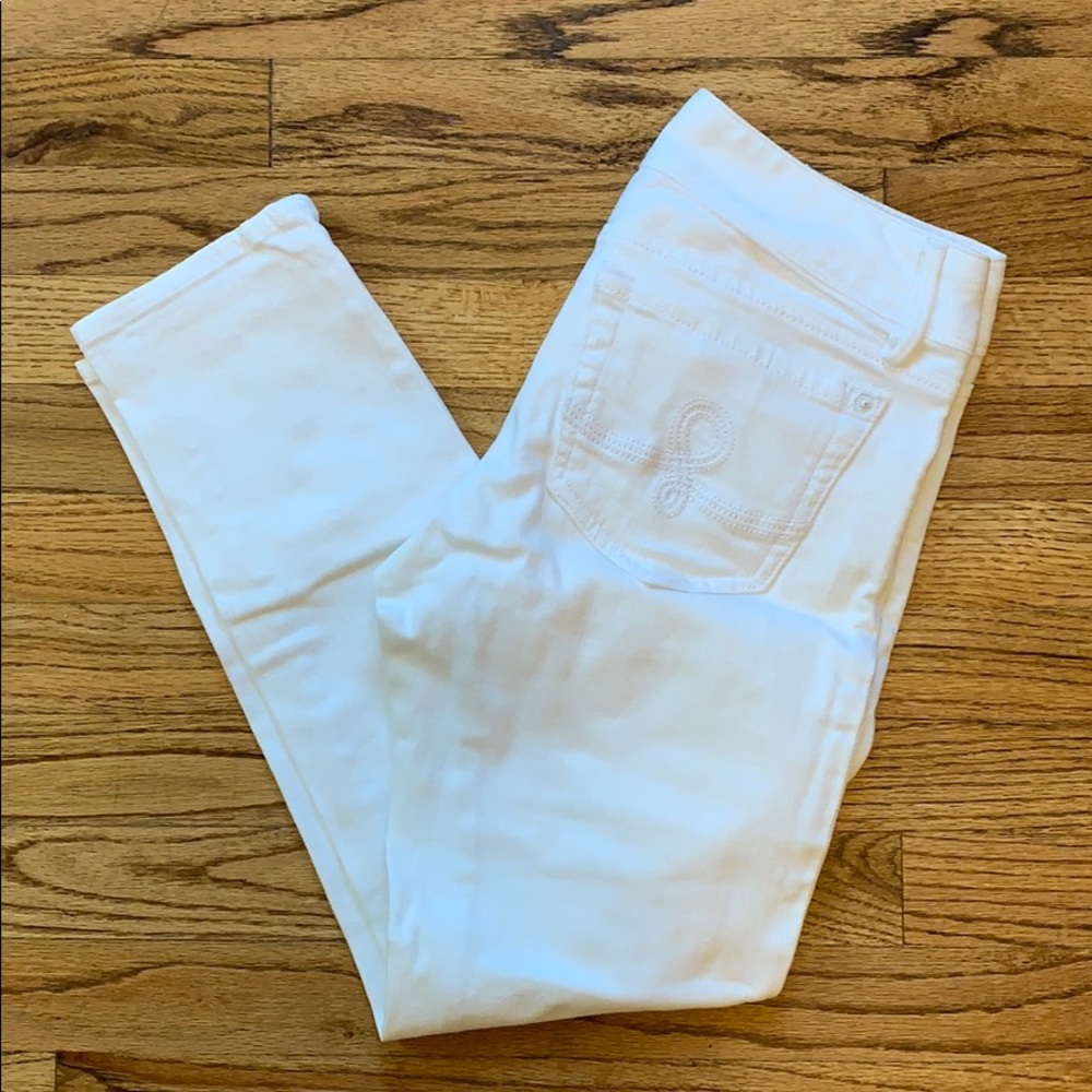 Lily Pulitzer White Jean